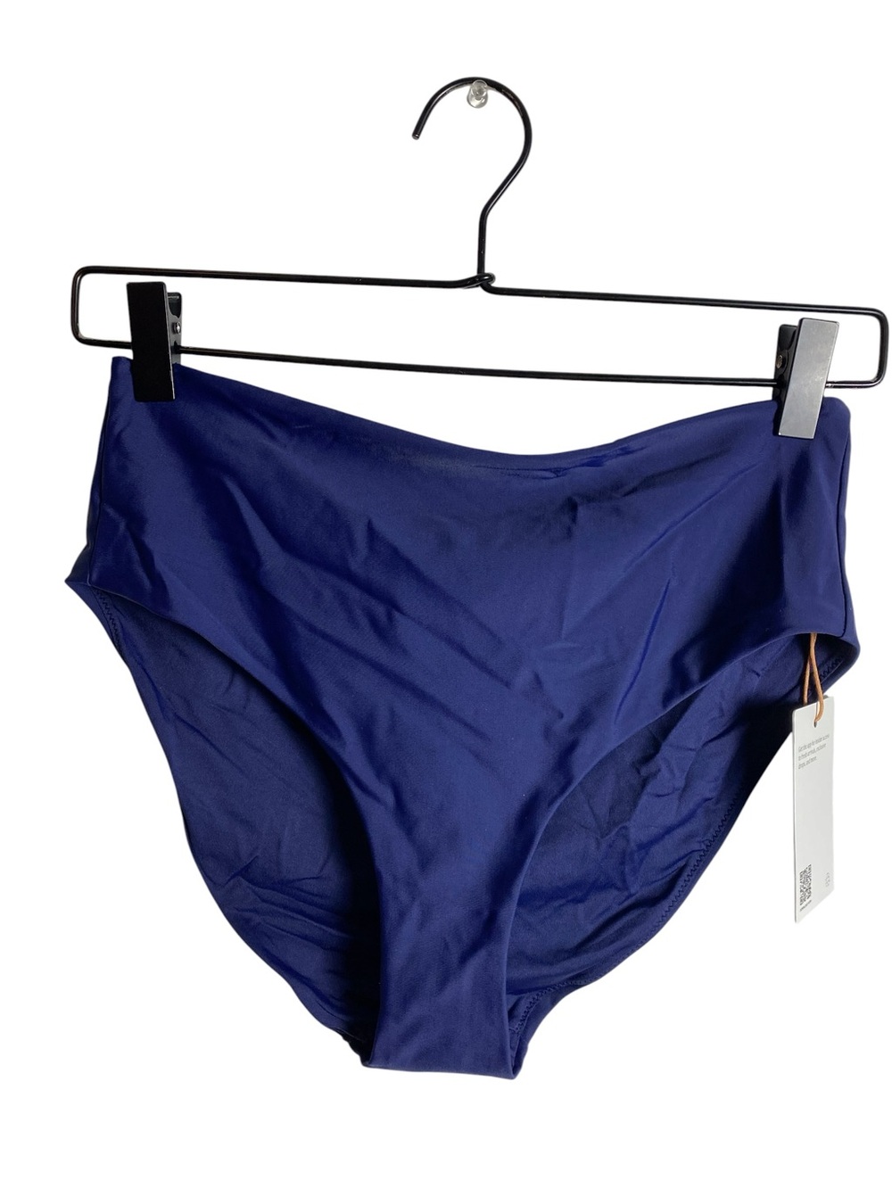 Quince Bikini Bottoms Blue Depths Navy High Cut